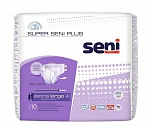 Подгузники для взрослых Super Seni Plus Extra Large 10 шт. (130-170 см)