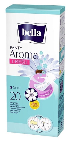 Прокладки ежедневные   ультратонкие bella Panty Aroma Fresh,  20 шт.    